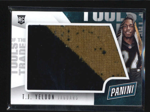 T.J. TJ YELDON 2015 PANINI THE NATIONAL JUMBO ROOKIE USED TOWEL RC AB5576