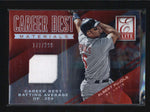 ALBERT PUJOLS 2015 PANINI ELITE CAREER BEST GAME USED JERSEY #177/299 AB5953