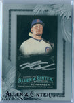 KYLE SCHWARBER 2016 ALLEN & GINTER X SILVER FRAMED MINI RC AUTO AUTOGRAPH SP