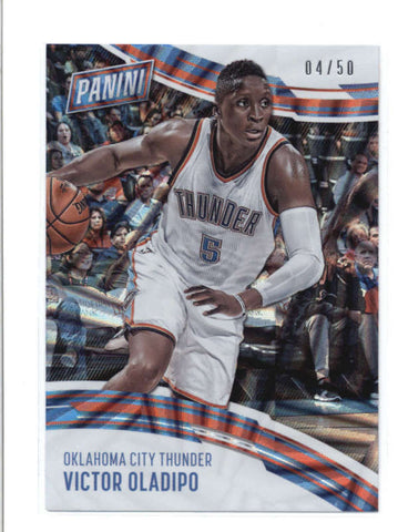 VICTOR OLADIPO 2016/17 16/17 NBA PANINI DAY #25 DECOY PARALLEL #04/50 AB9346