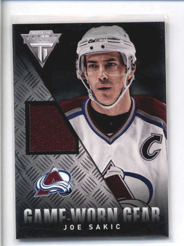 JOE SAKIC 2013/14 13/14 PANINI TITANIUM GAME WORN GEAR GAME USED JERSEY AB9138