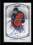 AARON EKBLAD 2015/16 15/16 UPPER DECK CHAMPS ON CARD AUTOGRAPH AUTO AB8766