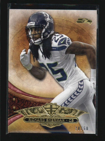 RICHARD SHERMAN 2013 TOPPS TRIPLE THREADS #84 RUBY PARALLEL #20/50 AB6576