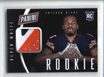 KEVIN WHITE 2015 PANINI THE NATIONAL ROOKIE RC USED WORN 3-CLR GLOVE AB5552