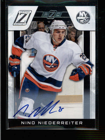 NINO NIEDERREITER 2011 PANINI ZENITH #208 ROOKIE AUTOGRAPH AUTO #500/999 AC1473