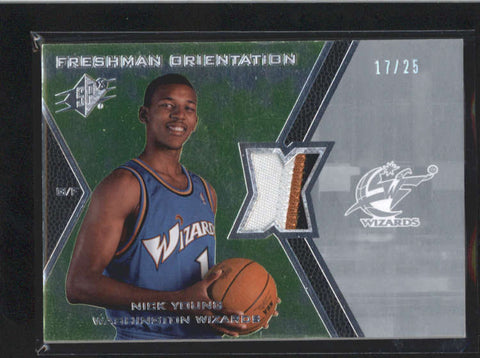 NICK YOUNG 2007/08 SPX FRESHMAN ORIENTATION 3-COLOR ROOKIE PATCH #17/25 AC458