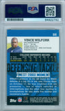Vince Wilfork 2004 Topps Finest #86 RC Rookie Autograph PSA DNA Gem Mint Auto 10