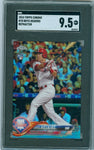 RHYS HOSKINS 2018 TOPPS CHROME REFRACTOR RC ROOKIE SGC 9.5