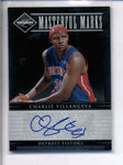 CHARLIE VILLANUEVA 2011/12 LIMITED MASTERFUL MARKS AUTOGRAPH AUTO #35/50 AC1802