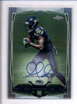 PAUL RICHARDSON 2014 TOPPS CHROME ON CARD ROOKIE AUTOGRAPH AUTO RC AC2297