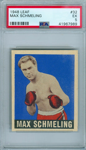 MAX SCHMELING 1948 LEAF #32 PSA 5