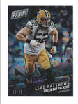 CLAY MATTHEWS 2017 PANINI BLACK FRIDAY #8 CRACKED ICE PARALLEL #18/25 AC350