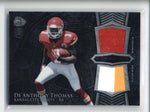 DE ANTHONY THOMAS 2014 BOWMAN STERLING DUAL ROOKIE RC USED WORN PATCH AB6474