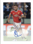 LUKE SHAW 2016 TOPPS UEFA CHAMPIONS LEAGUE AUTOGRAPH AUTO AB9703