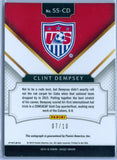 CLINT DEMPSEY 2015 PANINI SELECT GOLD REFRACTOR AUTO AUTOGRAPH SP/10