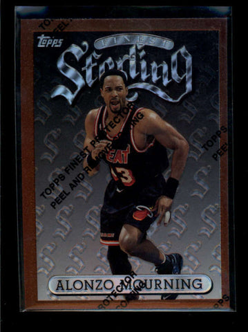 ALONZO MOURNING 1996/97 96/97 TOPPS FINEST #78 COMMON REFRACTOR AB7256