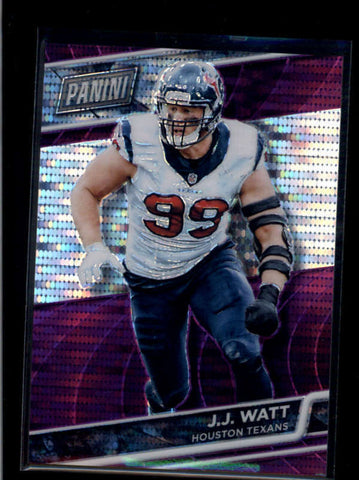 J.J. JJ WATT 2016 PANINI THE NATIONAL VIP PURPLE PRIZM REFRACTOR #25/50 AB7466