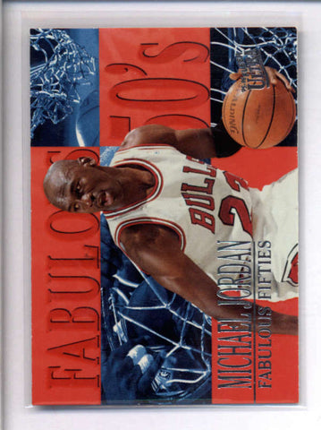 MICHAEL JORDAN 1995/96 FLEER ULTRA FABULOUS 50'S #5 AC1518