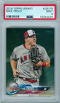 MIKE TROUT 2018 TOPPS UPDATE #US176 PSA 9