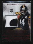 SAMMIE COATES 2015 PANINI PRESTIGE STEELERS ROOKIE USED WORN PATCH AB5641