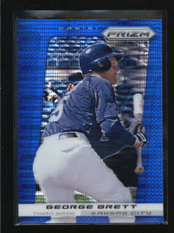 GEORGE BRETT 2013 PANINI PRIZM #177 BLUE PULSAR PRIZMS PARALLEL AB5460