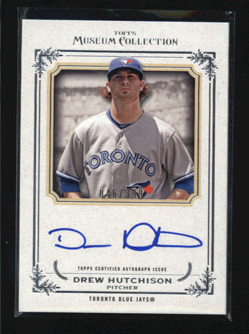 DREW HUTCHISON 2013 TOPPS MUSEUM ON CARD AUTOGRAPH AUTO #046/399 AB6750