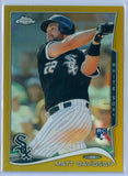 MATT DAVIDSON 2014 TOPPS CHROME GOLD REFRACTOR RC ROOKIE SP/50