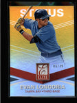 EVAN LONGORIA 2015 PANINI ELITE #44 RARE GOLD STATUS PARALLEL #06/49 AB8568