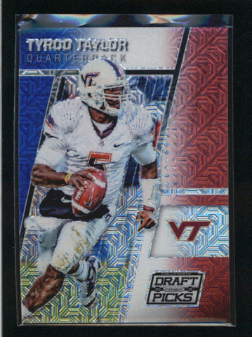 TYROD TAYLOR 2016 COLLEGIATE DRAFT PICKS #98 RED WHITE BLUE PRIZM #18/25 AB9029