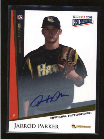 JARROD PARKER 2009 TRISTAR PROJECTIONS PROSPECT AUTOGRAPH AUTO YELLOW /25 AB8847