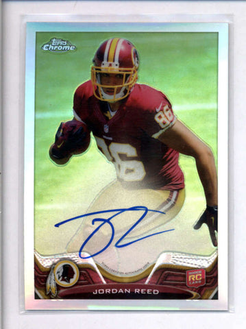 JORDAN REED 2013 TOPPS CHROME ROOKIE REFRACTOR AUTOGRAPH AUTO #133/150 AC2291