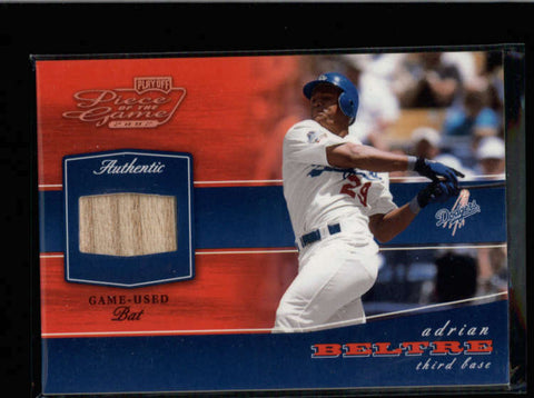 ADRIAN BELTRE 2002 PLAYOFF PIECE OF THE GAME BRONZE USED BAT #006/250 AB8609