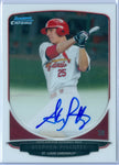 STEPHEN PISCOTTY 2013 BOWMAN CHROME RC ROOKIE AUTO AUTOGRAPH SP