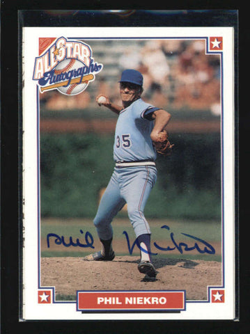 PHIL NIEKRO 1993 NABISCO ALL-STAR LEGENDS AUTOGRAPH AUTO AB6341