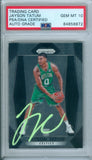 Jayson Tatum 2017 Prizm #16 RC Rookie Autograph PSA DNA Gem Mint 10 Auto