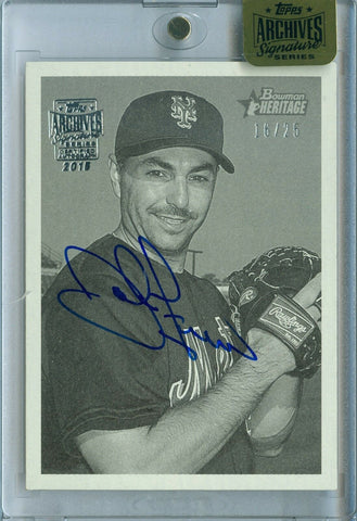 JOHN FRANCO 2015 TOPPS ARCHIVES SIGNATURE AUTO AUTOGRAPH SP/25