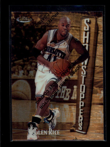 GLEN RICE 1997/98 97/98 TOPPS FINEST RARE #317 AB7259