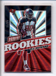 O.J. HOWARD 2017 PANINI THE NATIONAL #FB35 RAINBOW SPOKES ROOKIE #11/25 AC2371