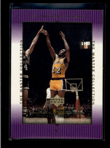 ELGIN BAYLOR 2000 UPPER DECK LAKERS MASTERS COLLECTION V CARD #027/300 AB8412