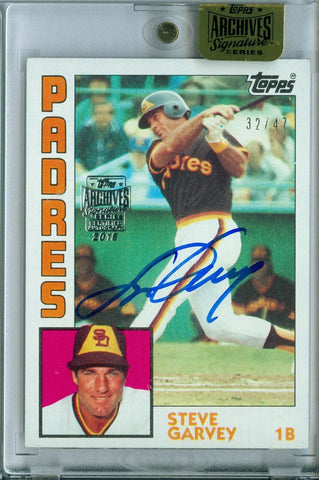 STEVE GARVEY 2015 TOPPS ARCHIVES SIGNATURE AUTO AUTOGRAPH SP/47