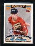 TIM ALDERSON 2006 BOWMAN AFLAC ALL AMERICAN ROOKIE AUTOGRAPH AUTO AC1414