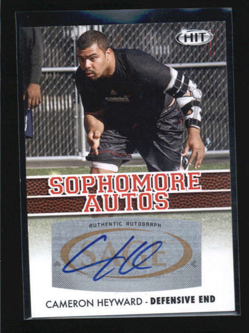 CAMERON HEYWARD 2012 SAGE HIT SOPHMORE AUTOGRAPH AUTO AB6152