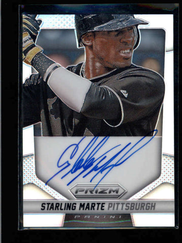 STARLING MARTE 2014 PANINI PRIZM ON CARD PRIZMS AUTOGRAPH AUTO AB8519