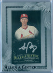 STEPHEN PISCOTTY 2016 ALLEN & GINTER X SILVER FRAMED MINI AUTO AUTOGRAPH SP