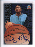 SHAREEF ABDUR-RAHIM 1997/98 SOCREBOARD SUPERSTARS ROOKIE AUTOGRAPH AUTO AC1997