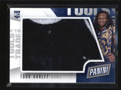 TODD GURLEY 2015 PANINI THE NATIONAL JUMBO ROOKIE USED TOWEL RC AB5577