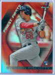 STEPHEN PISCOTTY 2016 FINEST FIRSTS RED REFRACTOR RC ROOKIE SP/5