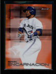 EDWIN ENCARNACION 2016 TOPPS FINEST #3 ORANGE REFRACTOR PARALLEL #24/25 AC845