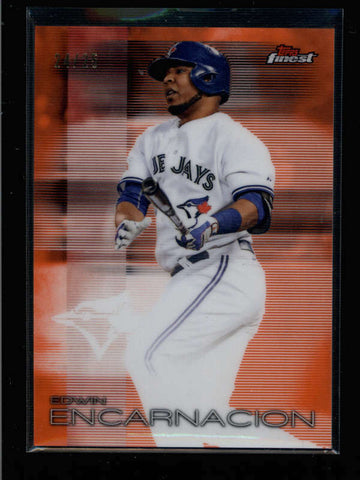 EDWIN ENCARNACION 2016 TOPPS FINEST #3 ORANGE REFRACTOR PARALLEL #24/25 AC845