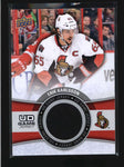 ERIK KARLSSON 2015/16 15/16 UPPER DECK UD GAME USED WORN JERSEY RELIC AB9631